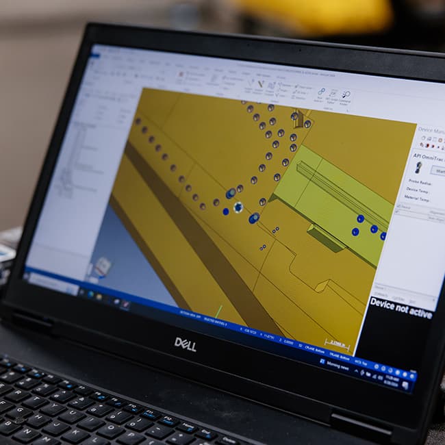Quality Verification Software used to verify custom tooling