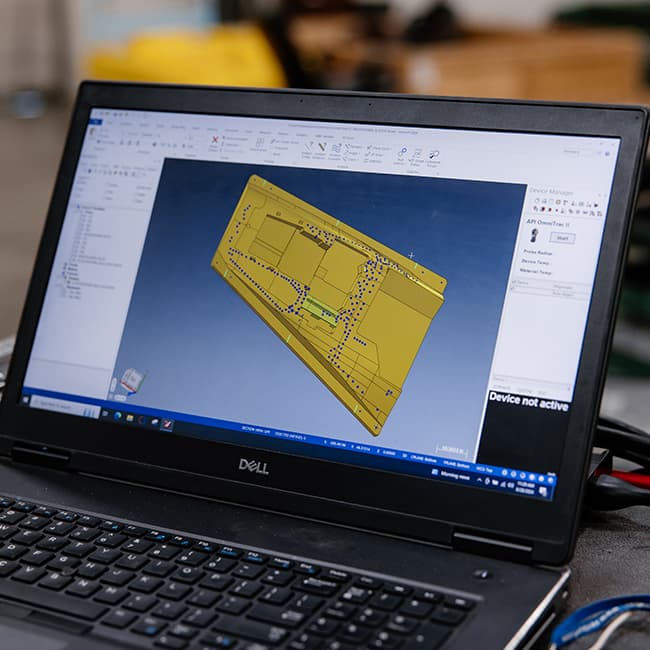 Quality Verification Software used to verify custom tooling